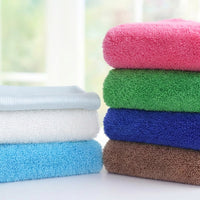 7 Piece Cleaning Cloths Set with Microfibre Cloth, High Absorbency Cleaning Cloths for Kitchen and Bathroom, Glass Cleaning Cloth