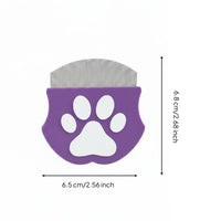 Pet Facial Comb Rounded Pinheads Cat Tear Stain Comb Non-Slip Handle Grooming Tool for Cats