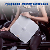 Body Composition Scale, Smart Health Analyzer, 21 Data Metrics, Home Use, Professional Analysis