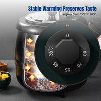 Electric Soup Kettle, Commercial Insulated Soup Pot, Stainless Steel, Buffet Restaurant, Temperature Control
