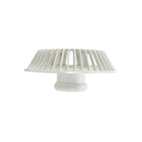 Direct-Insert Pool Return Fitting with Slotted Grille Corrosion-Resistant Pool Return Inlet Heavy-Duty Waterproof for Swimming Pools