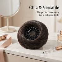 Messy Bun Holder Expandable Retractable, Ponytail for Instant Quick Hairstyle Accessory