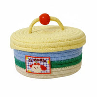 Woven Design Coiled Rope container multi-functional desktop Container Decorative Household Storage Handwoven for Students, homeowners, Desktop, Bedroom, Living Room, Entryentry