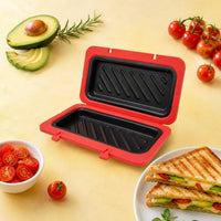Microwave Sandwich Grill Compact Tray Clamshell Grill Tray Quick-Cooking Food Prep
