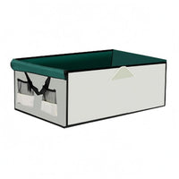 Folding Cart Cover Handhold Cutout Folding Wagon Mesh Covering Pockets Outdoor Storage