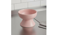 Japanese Design Ceramic Cat Food Dish Sturdy Base Ceramic Pet Dish Easy to Clean Elevated Feeding Station Lead and Cadmium without for Cats