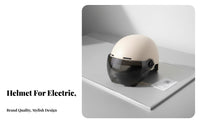 Gradient Color Half Helmet 3C Certified Helmet Lightweight for Motorcyclists