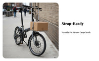 Folding Bike Front Rack Lightweight Front Bike Rack Cycling Equipment Stable Design Easy to Assemble for Town Commuting
