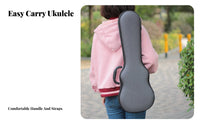 23/24 Inch Ukulele Case Sturdy Construction Ukulele Protective Case Musical Instrument Accessory Soft Interior Lining