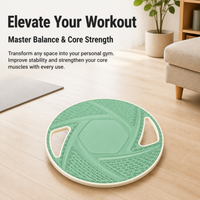 Balance Board Kids, Wobble Board for Exercise, Textured Non-Slip Surface, Composite Material for Strength & Balance Training