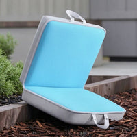Portable Kneeling Mat with Handle Wipe-Clean Foldable Kneeling Pad Thick Padded Garden Kneeler Waterproof for Gardeners