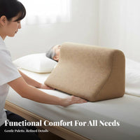 Removable and Washable Cover Patient Turning Inclined Breathable Textile Patient Turning Pillow Multi-Purpose for Hospital, Home Care