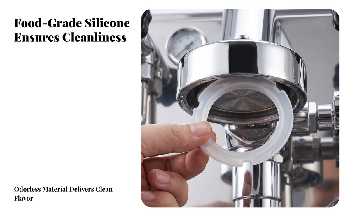 58mm coffee Machine Seal | 58 Mm Fit, Stepped Profile Design, coffee brew Machine Group Head Gasket