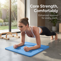 Non Slip Exercise Mat for Home Gym, Workout Mat for Home Fitness Workout, Thick Exercise Mat for Home, Pilates Mat for Home, Portable Fitness Pad