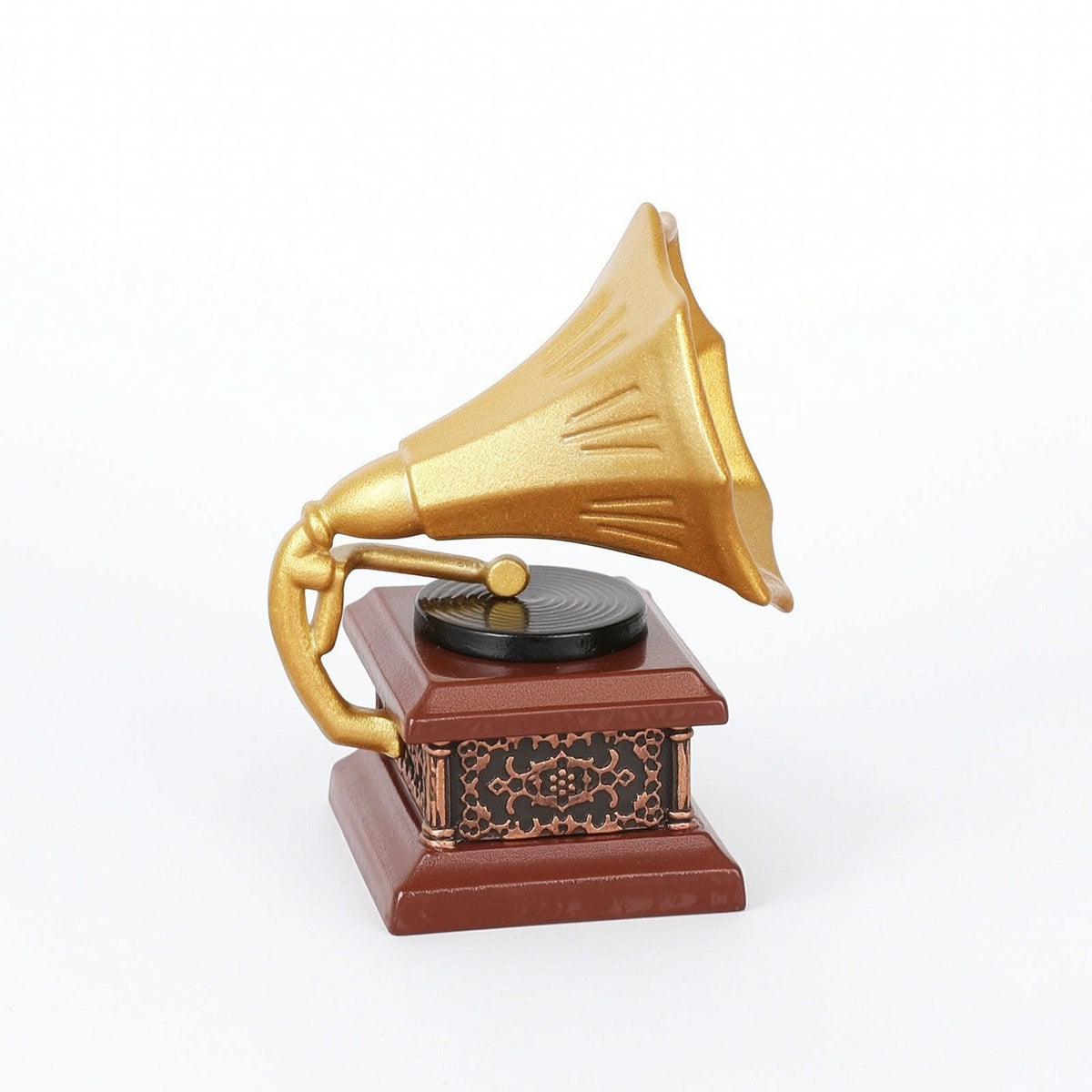 1:12 Scale Miniature Gramophone with Sound Amplifier Decorative Miniature Gramophone Nostalgic Phonograph Model Antique for Hobbyists