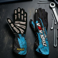 Karting Gloves Outer-Seam Full-Finger Driving Gloves Ergonomic Fit Sports Accessory