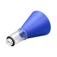 Large Threaded Oil Funnel Transparent Engine Oil Funnel See-Through Spillspill-Proof for Car Owners, Mechanics, Garage