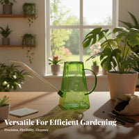 Long Spout Watering Can Large Capacity Transparent Watering Jug Visible Water Level Gardening Supplies for Gardeners, Homeowners, Balcony, Patio, Home