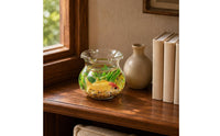 Dollhouse Aquatic Aquarium Flared Rim Mini Aquatic Bowl Mini Bowl Aquarium Clear Finish Scale Aquarium Realistic Look