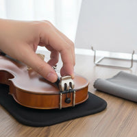 Metal Violin Mute Reduces Volume Violin Practice Mute Compact Musical Instrument Accessory for Students, Apartments