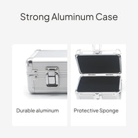 Mini Aluminum Tool Box Portable Storage Case with Foam