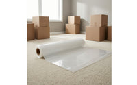 Carpet Protection Film Safeguarding Floor Protection Film Plastic Floor Covering Glossy for Renovations, Moving