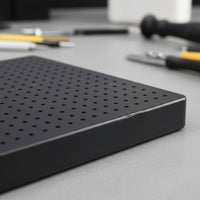 Large Painting Base Stand Black Rectangular Painting Base Stand