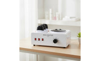 Electric Multi-Pot Depilatory Heater Countertop Depilatory Heater with 4 Pots Removable Appliance Portable for Salons, Beauty Parlors
