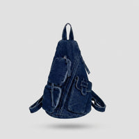 Travel Bag for Daily Use with Polyester Lining, Versatile Shoulder Bag and Crossbody Style, Canvas Backpack for Women, Medium Soft Chest Bag