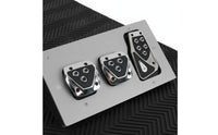 2 Pieces Long-Lasting Brake Pedal Cover Non-Slip Car Foot Pedal Pad Wear-Resistant