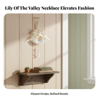 Elegant D Happinhappinesss Ign Lily of the Valley Car Ornament Handmade a Happinhappinesss Thetic Lily of the Valley Car Hanging Ornament