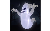 Halloween Inflatable Ghost with Built-in LEDs Lighted Inflatable Ghost with LED Outdoor Decoration Glowing for Homeowners, Party Hosts, Yard, Garden, Porch