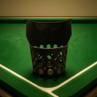 6 Pieces Flared Drop Pocket Sturdy Plastic Pool Pocket Sturdy Billiard Accessory Low-Maintenance