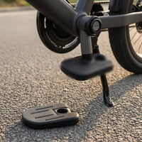 Textured Folding Pedal Rounded Rectangular Electric Bike Pedal Black Riding Gear Installation Screws