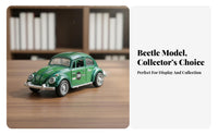 Pull-Back Toy Realistic Design Pull Retro Car Rubber Tires Vintage Diecast Car for Children, Kids, Home Decoration, Active Play, Bedroom