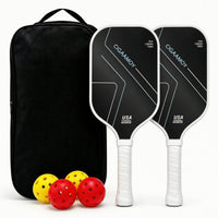 2 Pieces Carbon Fiber Pickleball Paddle Long-Lasting Grip Tape Perforated