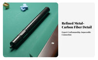 Telescopic Cue Extender Improved Reach Pool Cue Extender Carbon Fiber Billiard Extension Lightweight Billiards Stick Extension