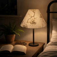 Linen Fabric Lampshade for E27 Table and Floor Lamps, Vintage Style DIY Replacement