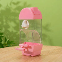 800ml Automatic-fill Avian Feeder, Hanging Small Avian Feeder for Cockatiels and Finches, Spill Resistant Feeder with Perch and Clip-on Mount
