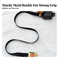 Single-Button Release Retractable Pallet Strap Reusable Pallet Tie-down Strap Heavy Duty for Logistics Personnel, Pallets, Factory, Crates