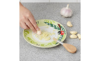 Garlic Grater Plate with Brush Textured Garlic Grater Plate for Kitchen
