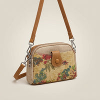 Travel Bag and Crossbody Bags for Women, Anti Theft Crossbody Bag for Women with Phone Pouch, Horizontal Small Canvas Bag, Adjustable Strap