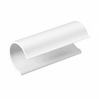 32 Pieces 1 Inch Greenhouse Clip Multi-Use Greenhouse Film Clip Secure Hold PVC Tube Clamp for Plant Cover, Shelter