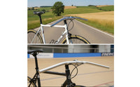 Straight Handlebar Aluminum Alloy Handlebar with 25.4mm Clamp Lightweight for Commuters, Commuting