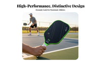 Lightweight Design T700 Pickleball Racket Comfort Grip T700 Raw Carbon Pickleball Paddle Enlarged Sweet Area for Beginners, Training, Indoor