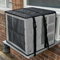 Adjustable Buckle Straps Window Air Conditioner Cover Oxford Cloth Window Air Conditioning Cover Box-Shaped Home Protection