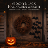 Halloween Sunflower Wreath Decoration for Party & Home
