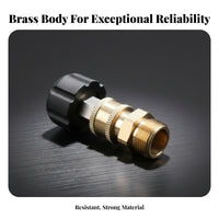 Quick-Connect Adapter Cleaning Tool Part Compact Knurled Pressure Washer Hose Connector