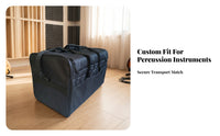 Shoulder Strap Waterproof Music Gear Cajon Drum Bag Reinforced Padded Cajon Bag Side Pockets