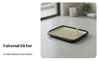 Indoor Dog Toilet Non-Slip Bottom Dog Potty Tray with Grate Indoor Potty Tray Keeps Paws Dry Mesh Puppy Training Toilet for Home
